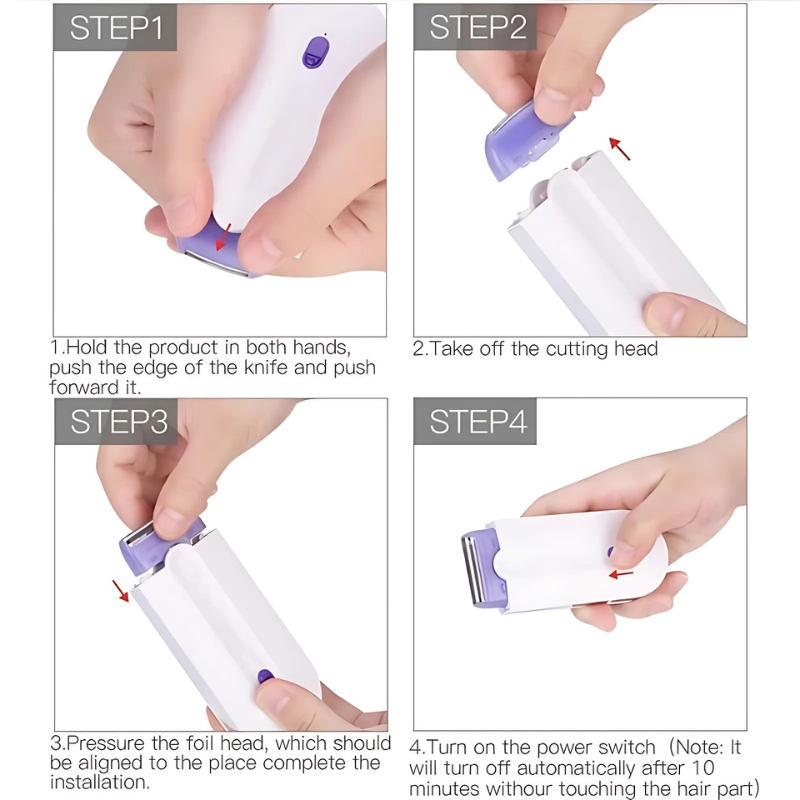 Mosrugs | FluweelSmooth Pro – Painless Laser Hair Removal Device with Sensa-Light Comfort | For Face & Body
