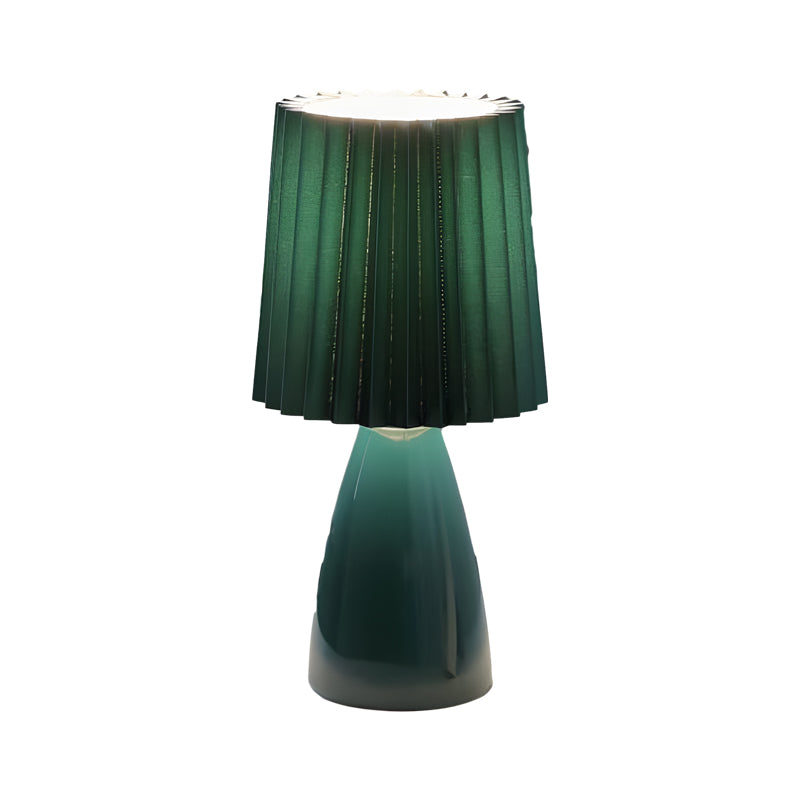 Mosrugs | Dimmable Desk Lamp | Glass Base with USB Port for Adjustable Lighting in Home Office or Study | Pink Shade Lamp