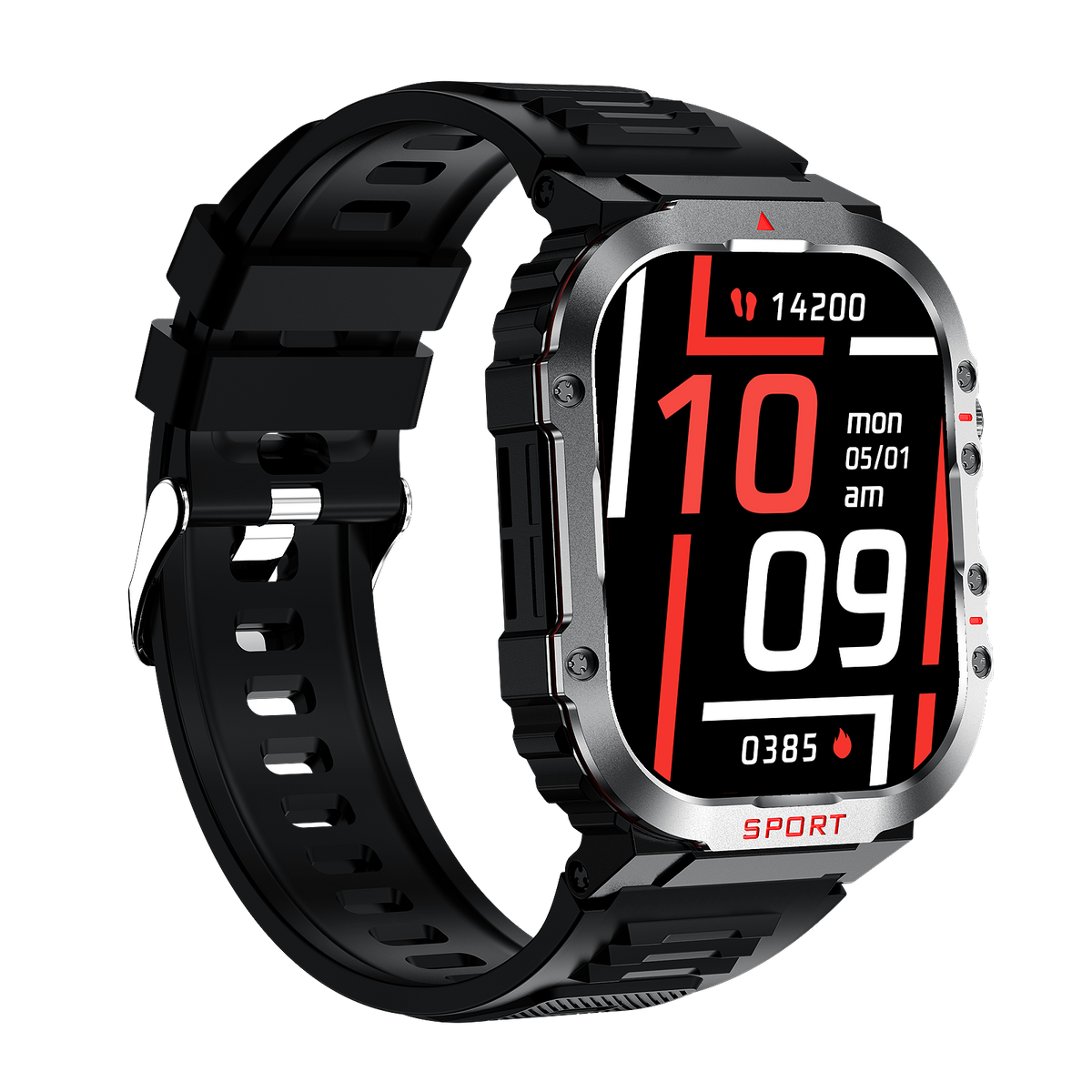 Mosrugs | Sugar PRO 5 | Smart Glucose Monitoring Watch – Track Blood Sugar, Heart Rate & Fitness