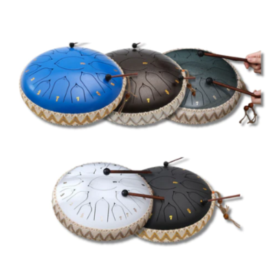 Mosrugs | EchoDrum – Steel Tongue Drum for Meditation, Yoga, and Relaxation