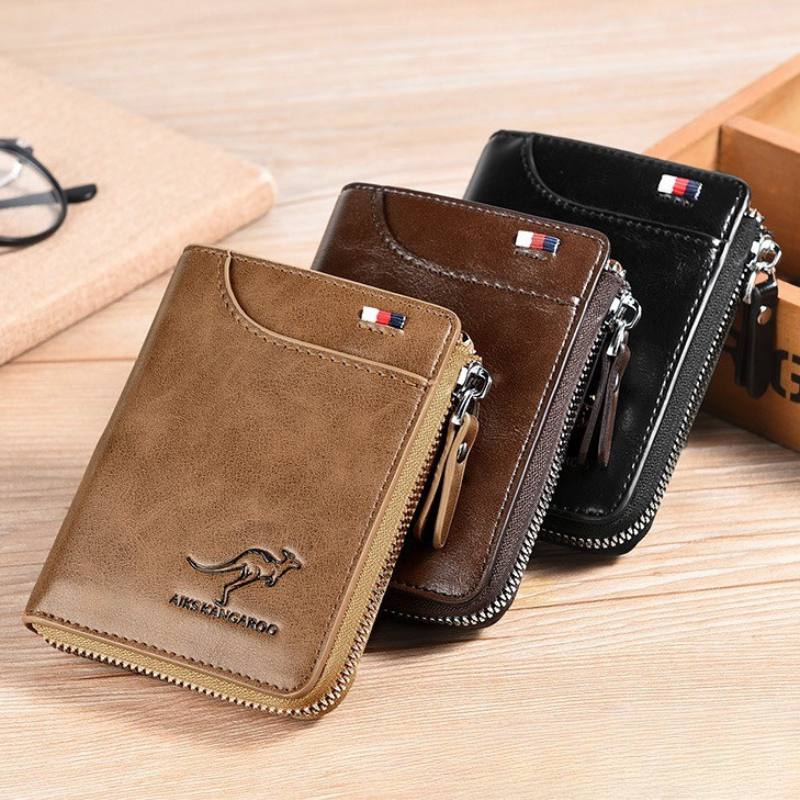 Mosrugs | WalletPro – Men’s Genuine Leather RFID Anti-Theft Wallet