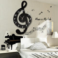 Mosrugs | TuneClock - G-Clef Musical Wall Timepiece