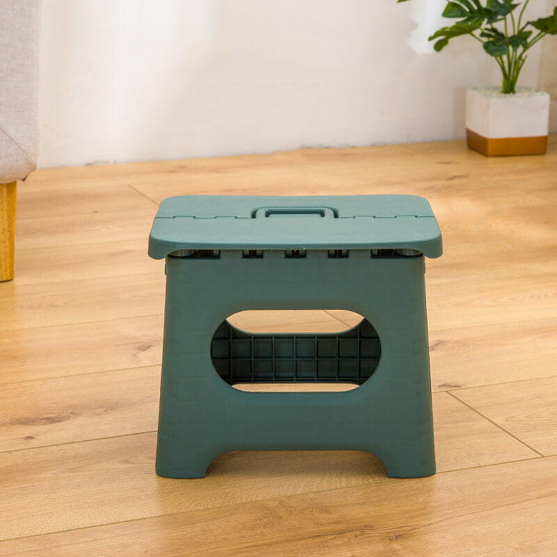 Mosrugs | Folding Step Stool with Handle | Lightweight. Durable & Space-Saving for Kitchen. Bathroom. Office & Outdoor Use