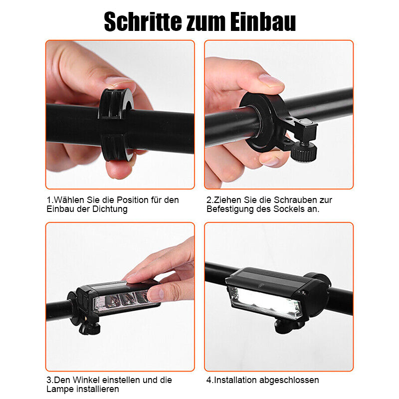 Mosrugs | Ultra-Bright Rechargeable LED Bike Light – 900 Lumen Bicycle Headlight for Night Riding