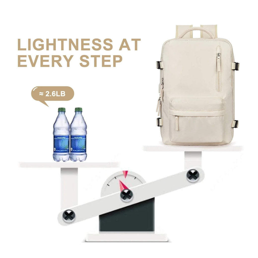 Mosrugs | Women's Large Travel Backpack – Waterproof Hiking Rucksack | Anti-Theft & USB Charging