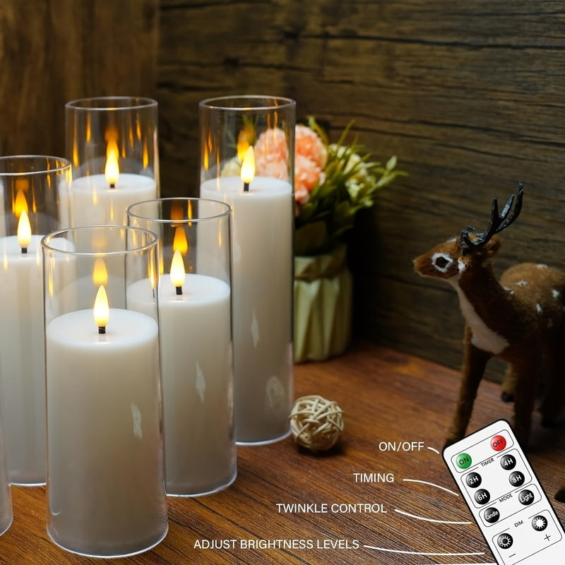 Mosrugs | HolidaySpark - 5 LED Flameless Candles for Festive Cheer
