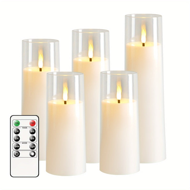 Mosrugs | HolidaySpark - 5 LED Flameless Candles for Festive Cheer