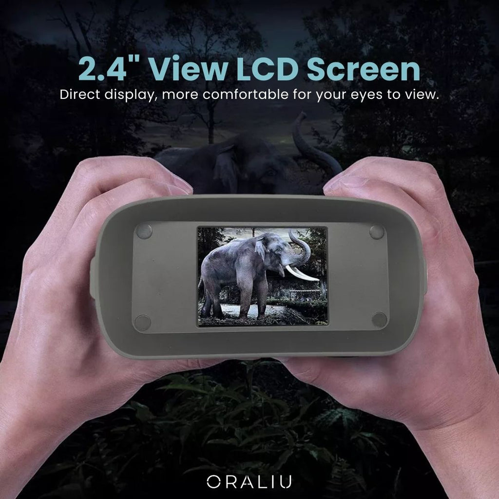 Mosrugs | Digital Night Vision Binoculars – 5x Zoom, Infrared, HD Quality