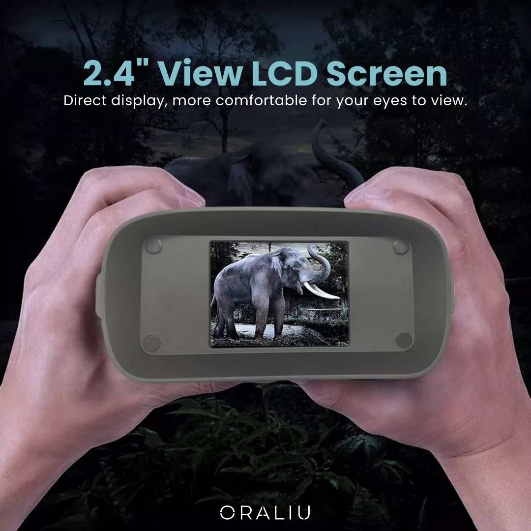 Mosrugs | Digital Night Vision Binoculars – 5x Zoom, Infrared, HD Quality