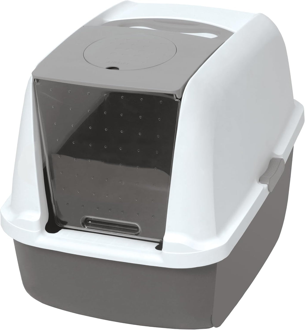 Mosrugs | PetHome XL Cat Litter Box – Extra Large Covered Litter Tray with Odor Control