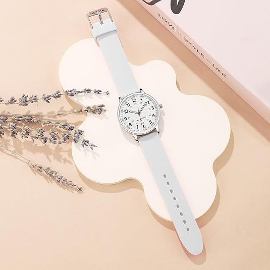 Mosrugs | Stylish Women’s Clip-On Watch – Waterproof Silicone Fob Watch in Elegant Colours