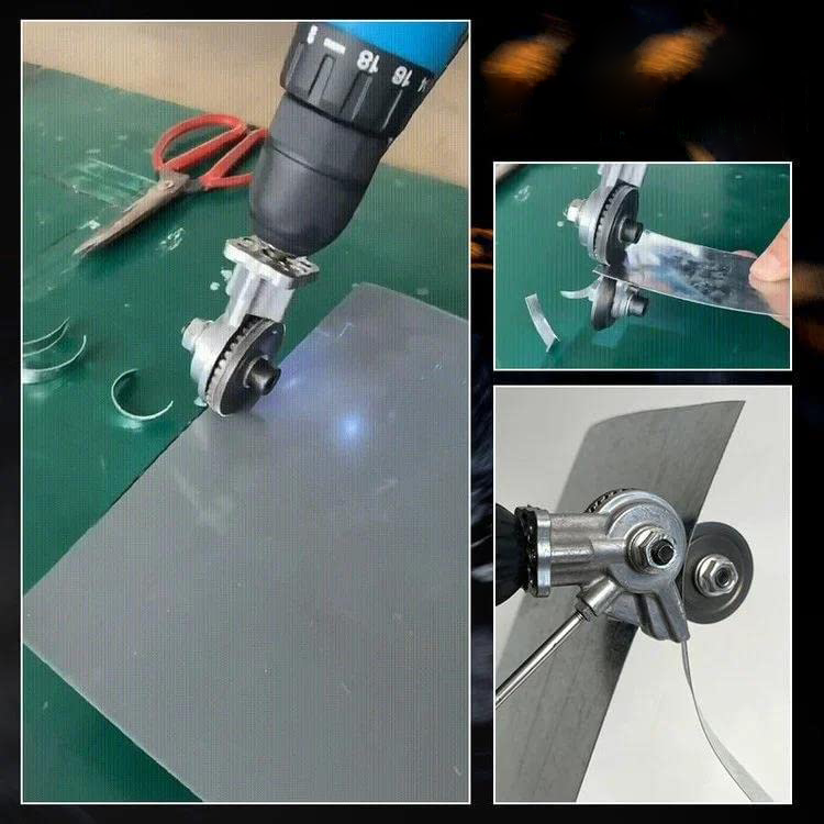 Mosrugs | Electric Plate Cutter – Drill Attachment for Fast, Safe & Effortless Sheet Cutting