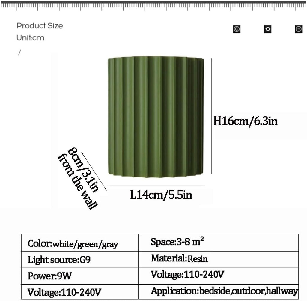 Mosrugs | Minimalist LED Wall Light – Soft Glow Up & Down Accent Lighting for Indoor Spaces