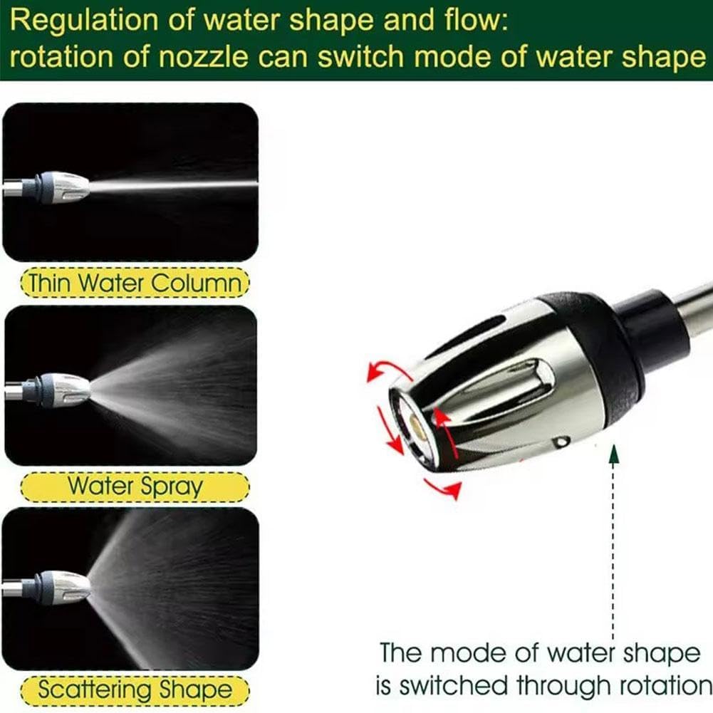 Mosrugs | AquaBlitz High-Pressure Spray Gun – Universal Hose Attachment for Powerful Cleaning