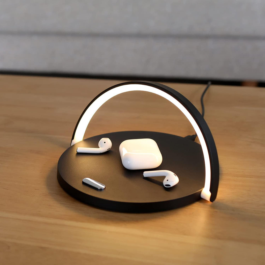 Mosrugs | PowerHub – 3-in-1 Wireless Charger, Phone Stand & LED Desk Lamp