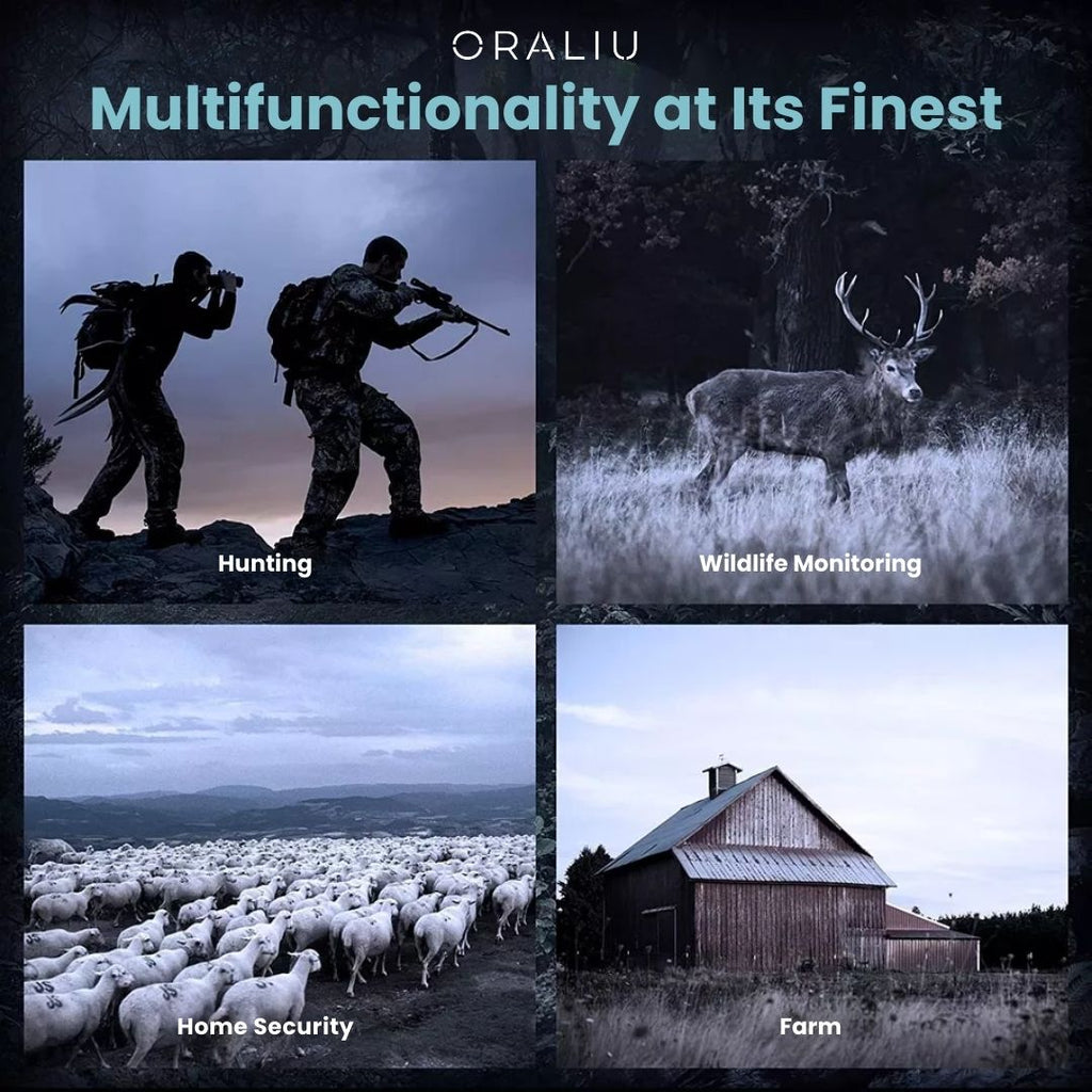 Mosrugs | Digital Night Vision Binoculars – 5x Zoom, Infrared, HD Quality