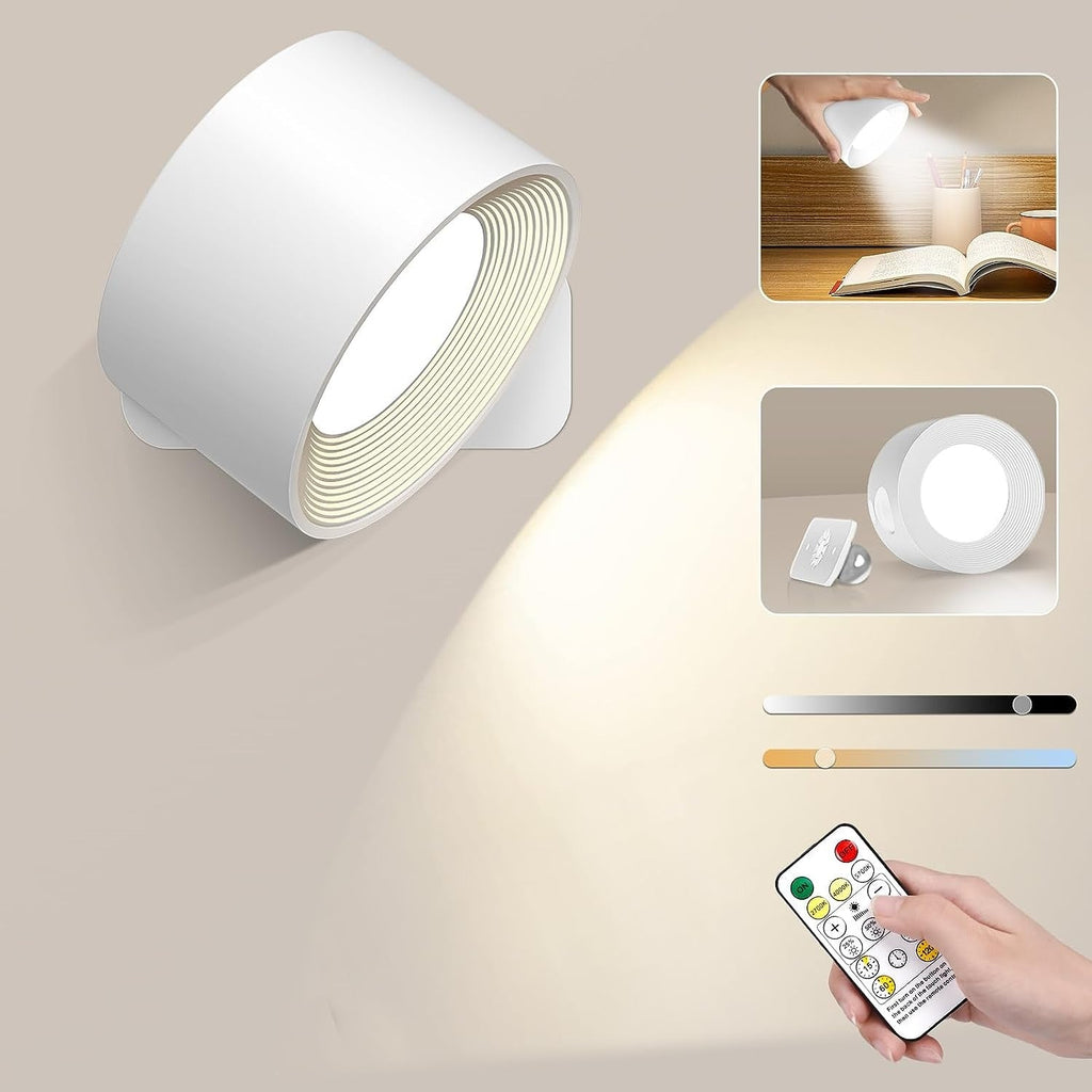 Mosrugs | Eternity Glow – Wireless LED Wall Light with Remote Control & Timer