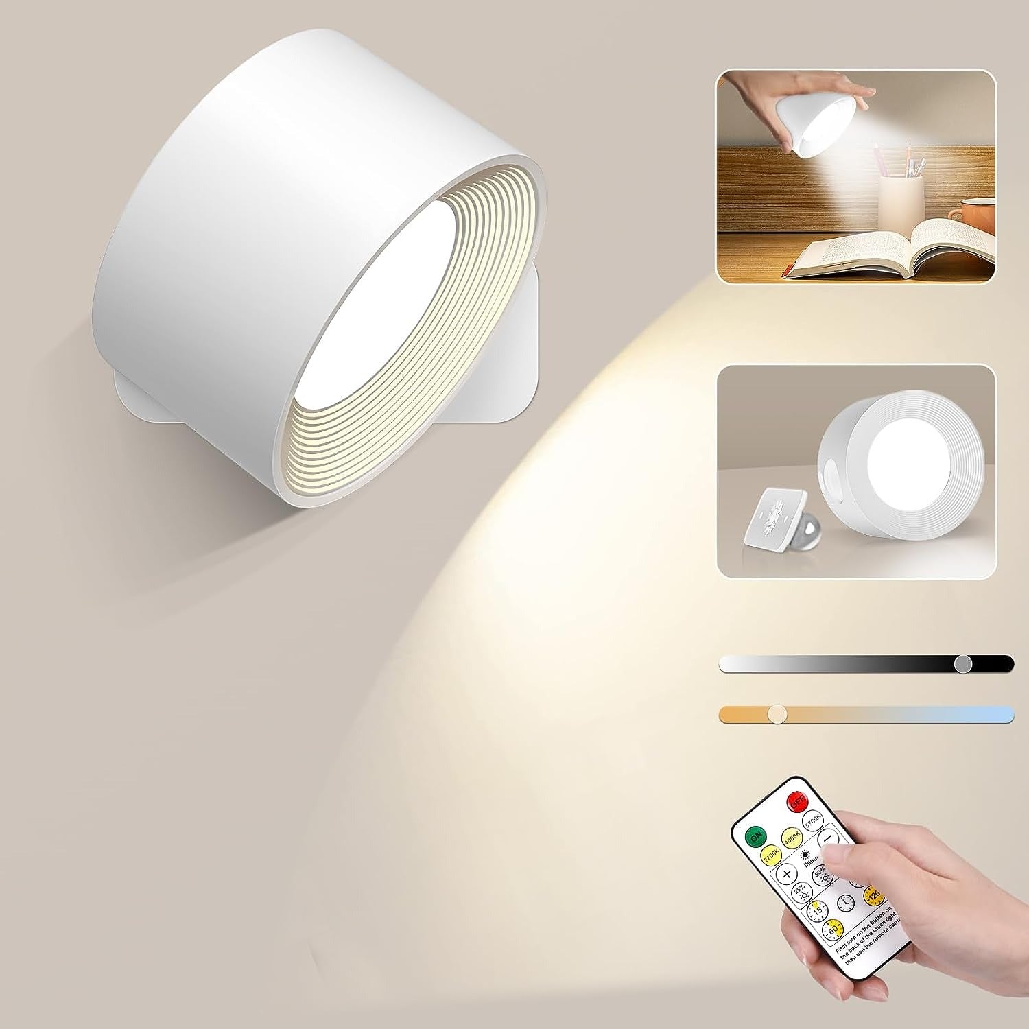 Mosrugs | Eternity Glow – Wireless LED Wall Light with Remote Control & Timer