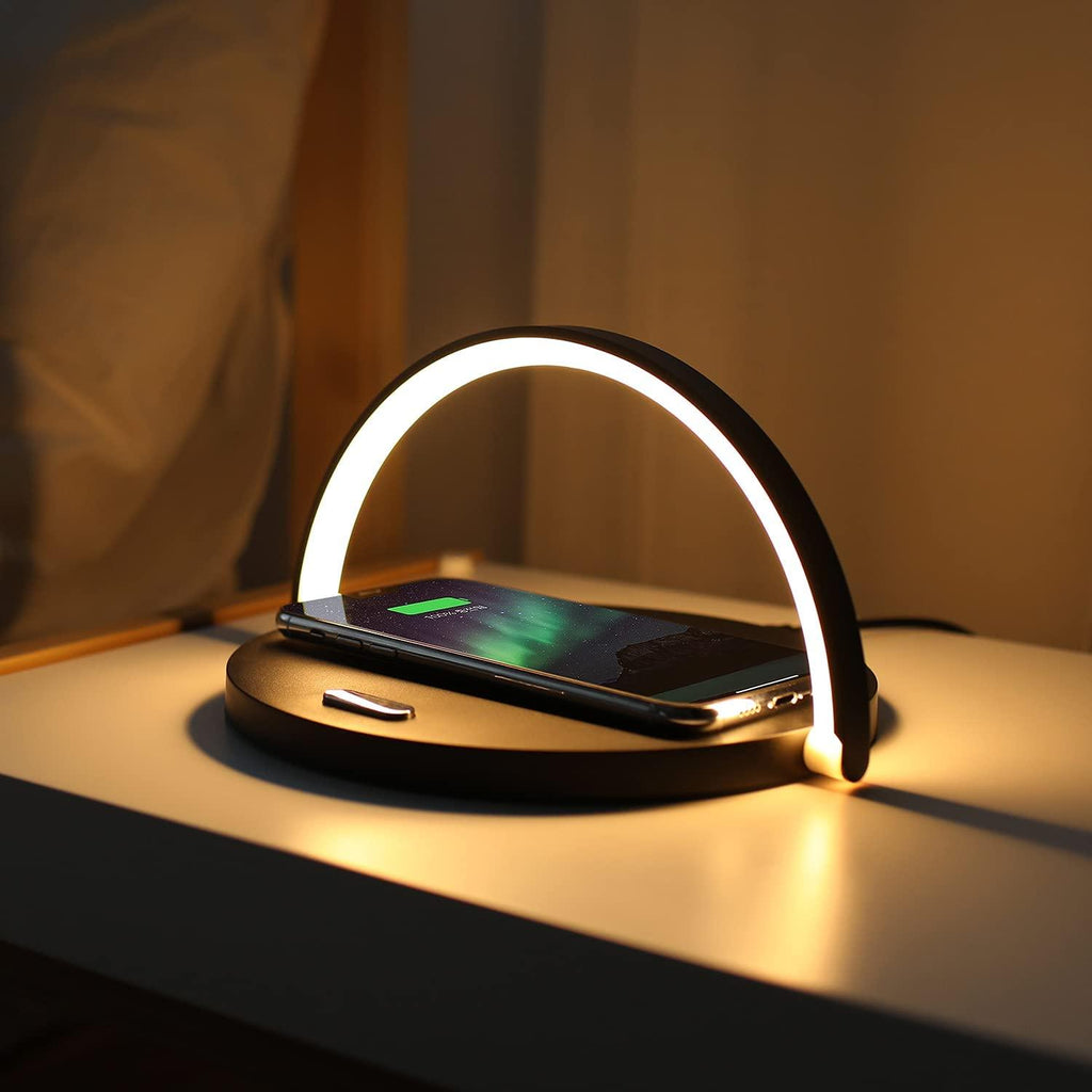 Mosrugs | PowerHub – 3-in-1 Wireless Charger, Phone Stand & LED Desk Lamp