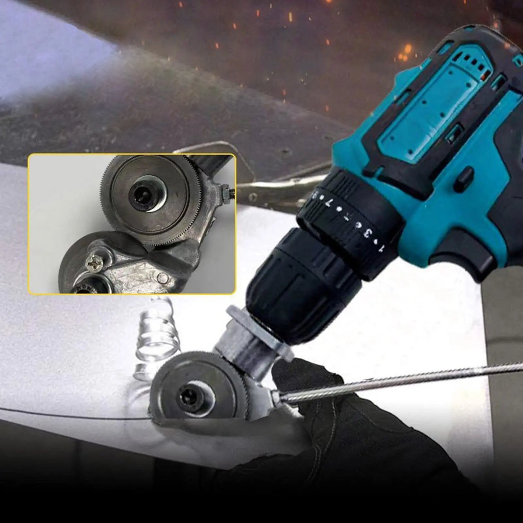 Mosrugs | Electric Plate Cutter – Drill Attachment for Fast, Safe & Effortless Sheet Cutting