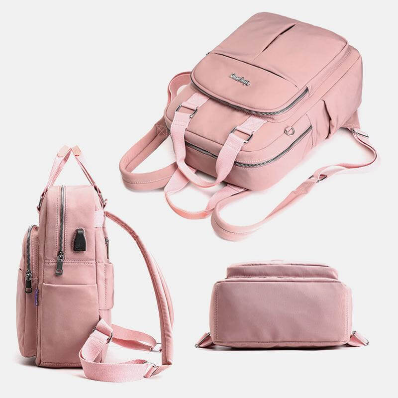 Mosrugs | Waterproof Multifunction Backpack – Durable Travel, Work & School Bag with USB Charging Port
