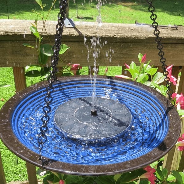 Mosrugs | Solar Bird Bath Fountain – Relaxing Garden Water Feature with Soothing Sounds