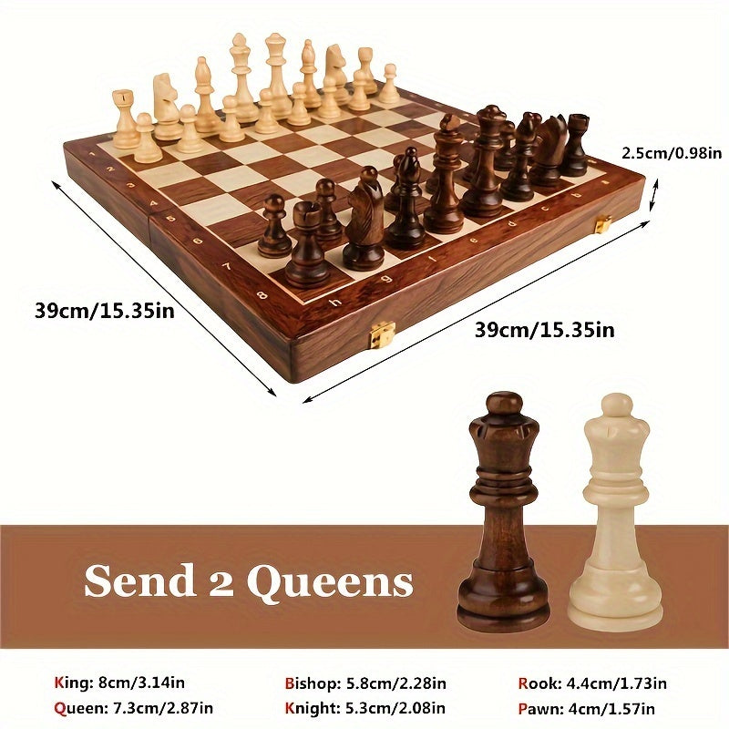 Mosrugs | Premium Wooden Chess Set – Perfect for Competitive Play