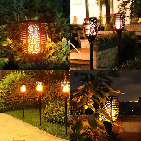 Mosrugs | SolarFlare – Outdoor Solar Torch with Realistic Flickering Flame & Weatherproof Design