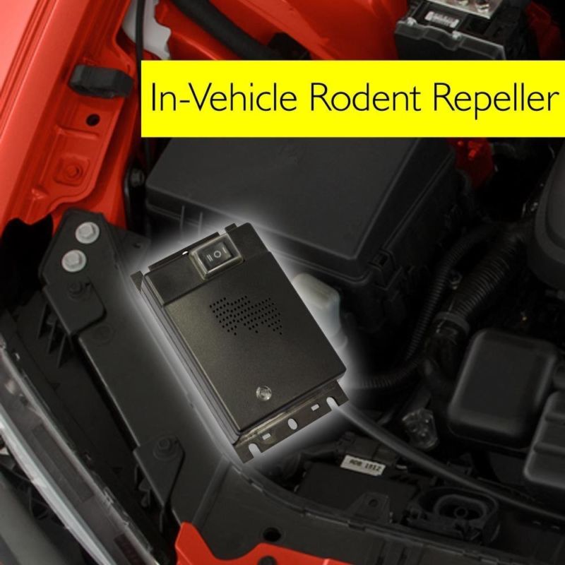 Mosrugs | Ultrasonic Car Mice Repeller | Portable. Self-Powered & Effective for Vehicle Protection Against Rodents