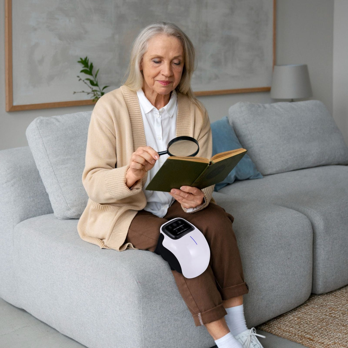 Mosrugs | Knee Massager with Red Light Therapy for Pain Relief and Muscle Recovery