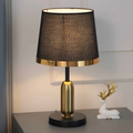 Mosrugs | Lumivara Modern Black Fabric Table Lamp – Elegant Home Lighting