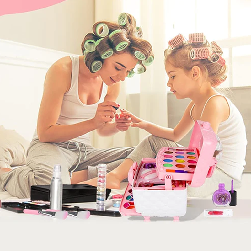 Mosrugs | Princess Glamour – Kids Makeup Play Set | Safe & Fun Pretend Play Kit