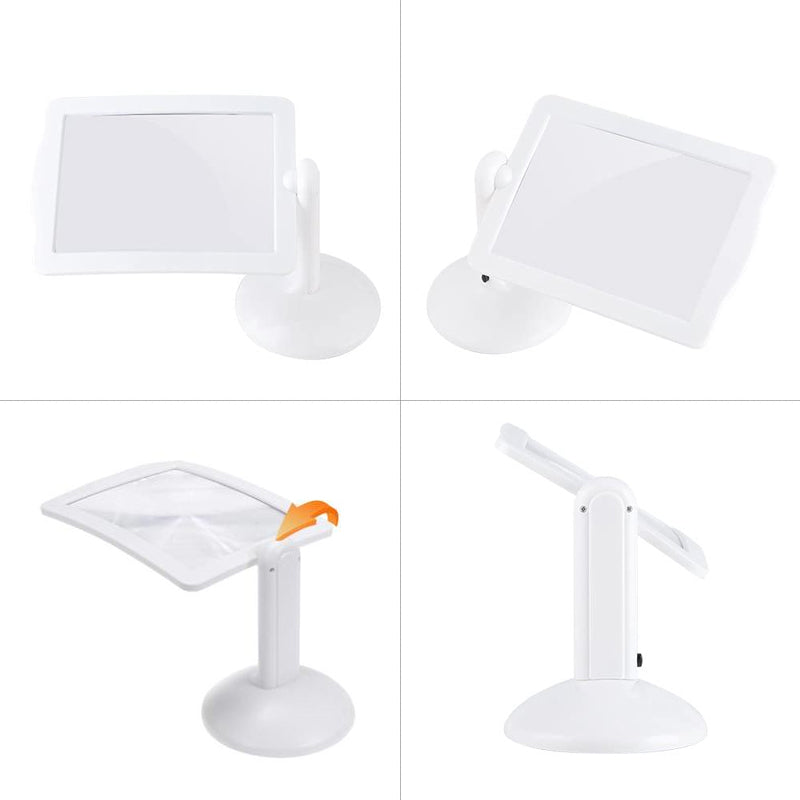 Mosrugs | Hands-Free LED Desk Magnifier – 3X Magnification for Precision Work