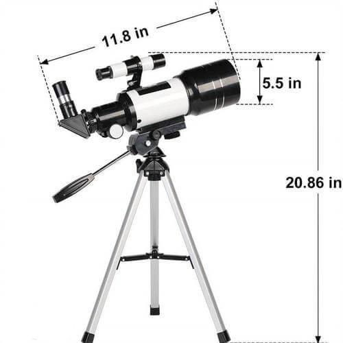 Mosrugs | Explore the Stars with Ease - Professional Telescope with Tripod & 150x Zoom for Moon Watching
