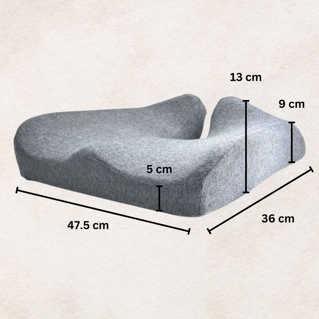 Mosrugs | Orthopedic Pressure Relief Pillow | Contoured Design for Back and Neck Support at Home or Travel
