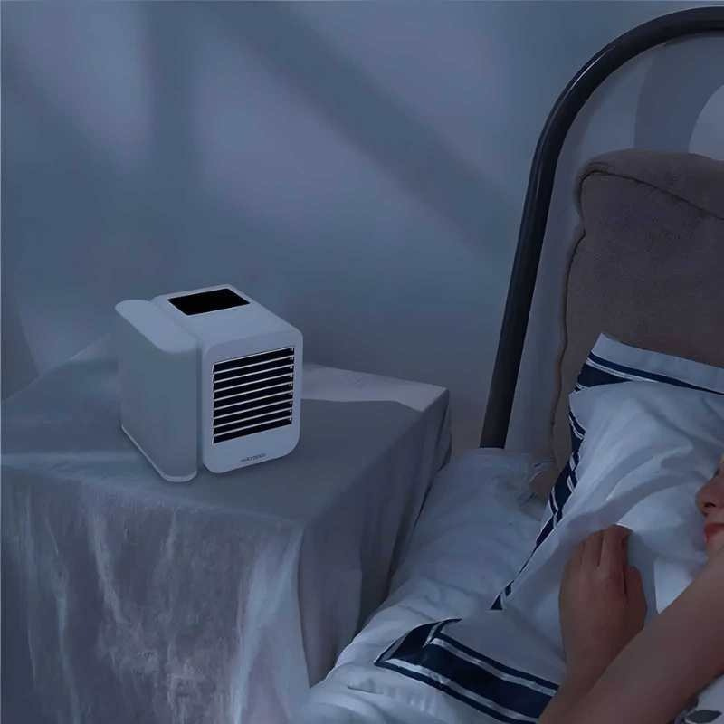 Mosrugs | Hexton | Portable MicroCool Mini Air Conditioner with 1000ml Water Tank | Personal Cooling & Humidifier