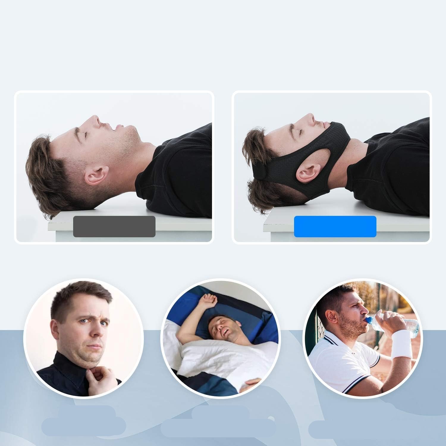 Mosrugs | SnoreGuard - Comfortable Chin Strap for Better Sleep
