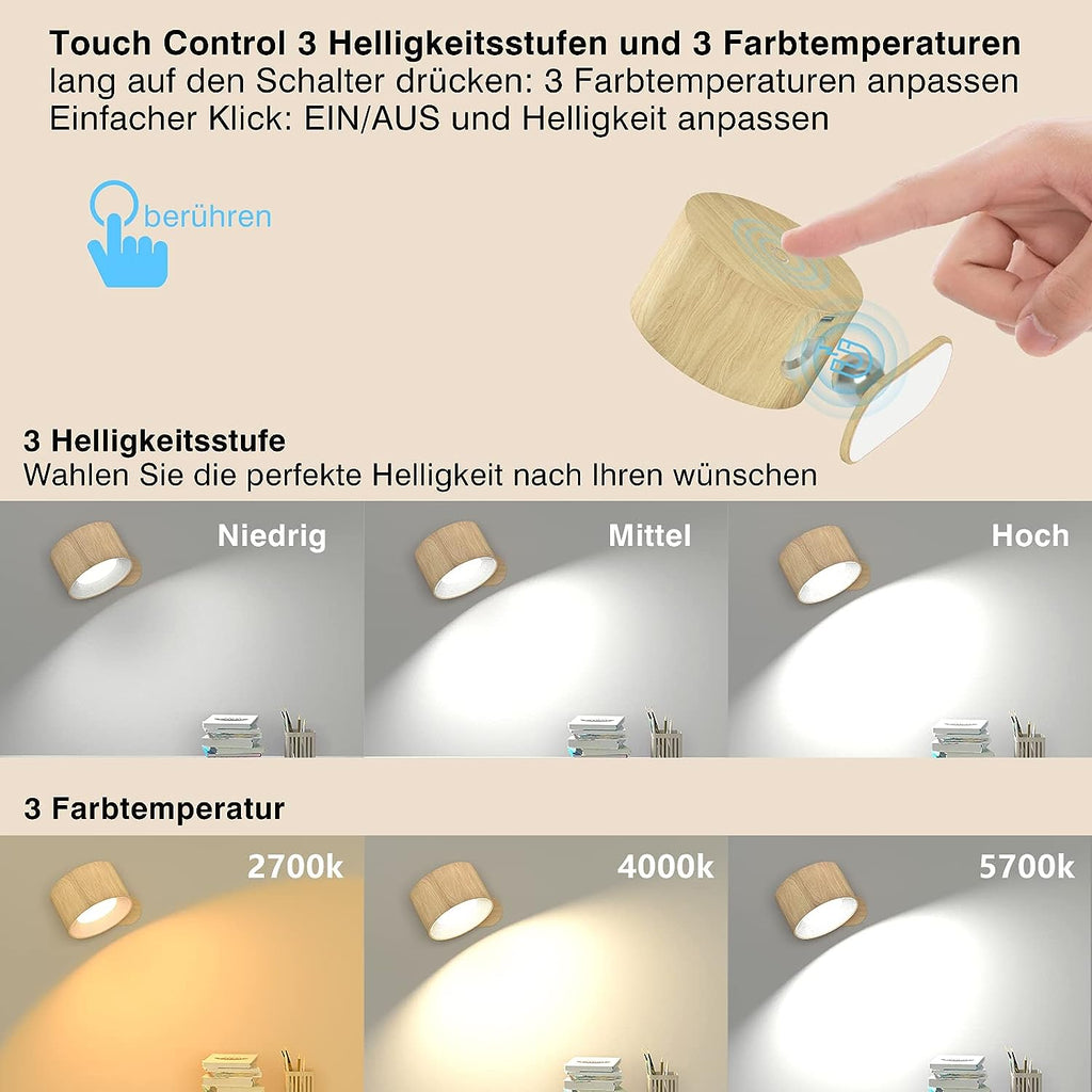 Mosrugs | Eternity Glow – Wireless LED Wall Light with Remote Control & Timer