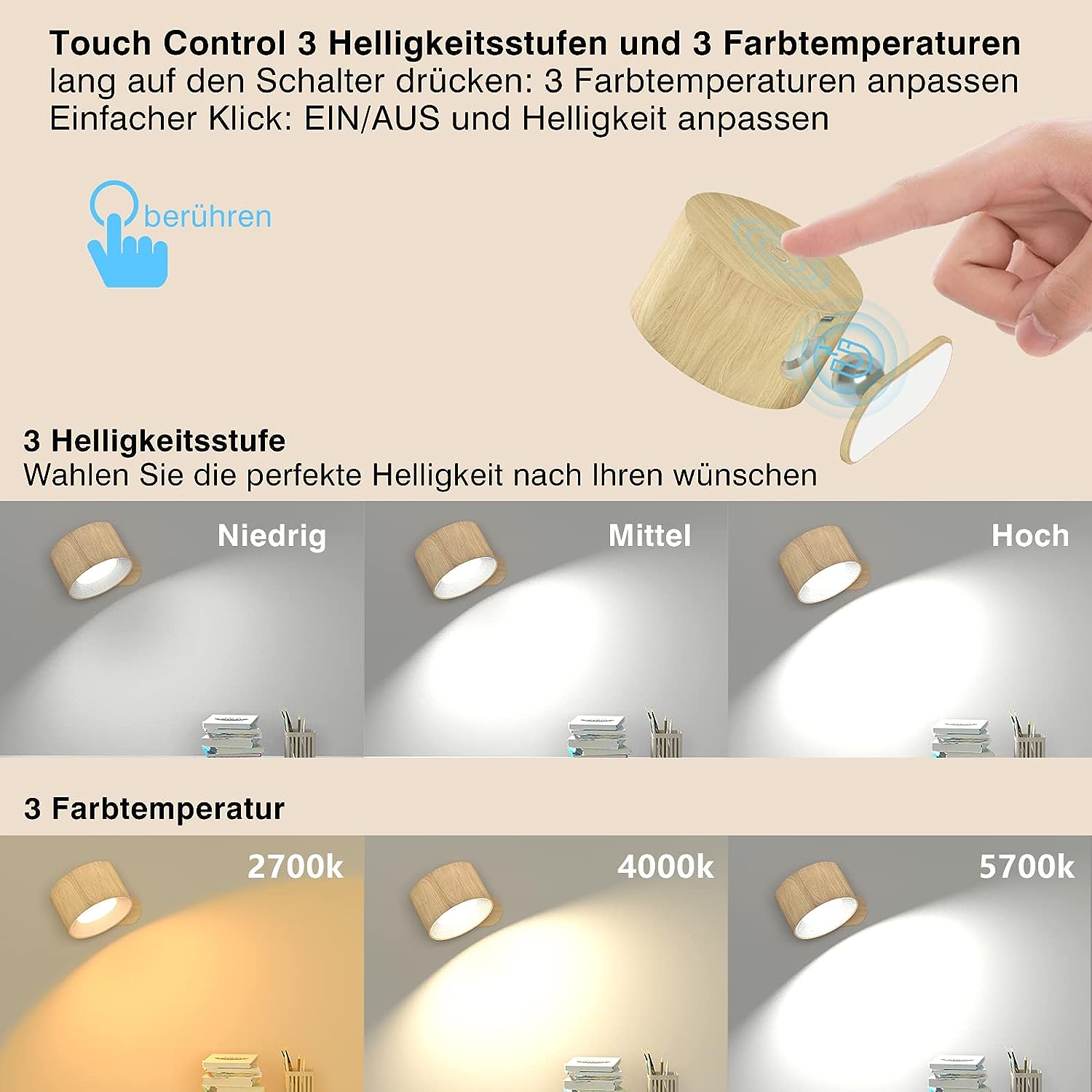 Mosrugs | Eternity Glow – Wireless LED Wall Light with Remote Control & Timer