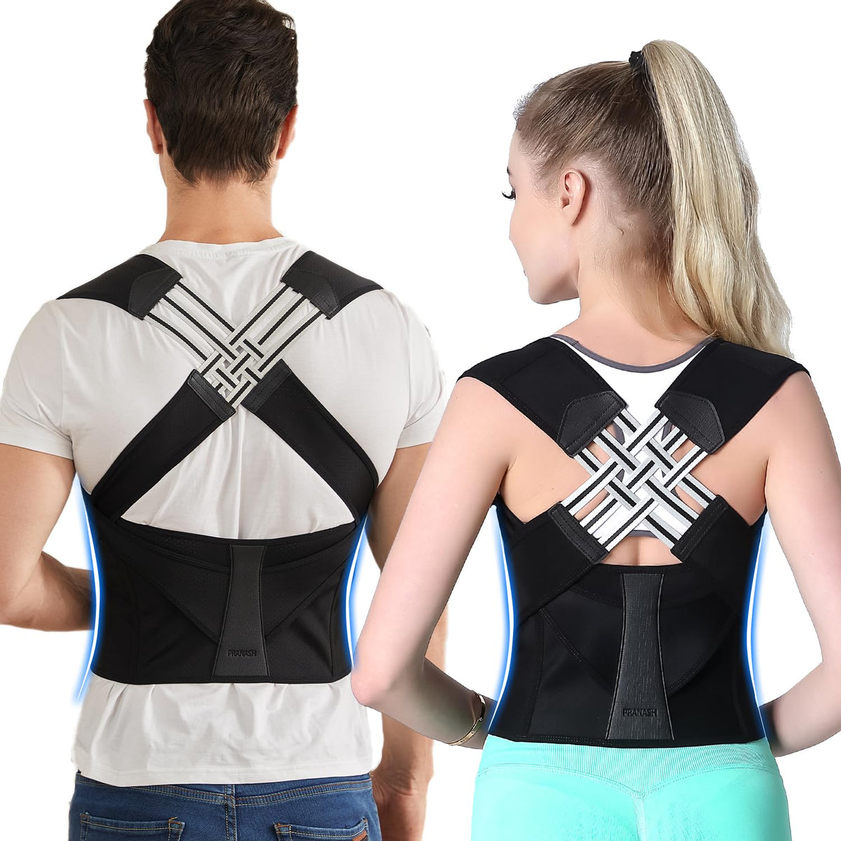 Mosrugs | Back Posture Corrector | Adjustable, Breathable Design for Men & Women to Improve Posture and Reduce Back Pain