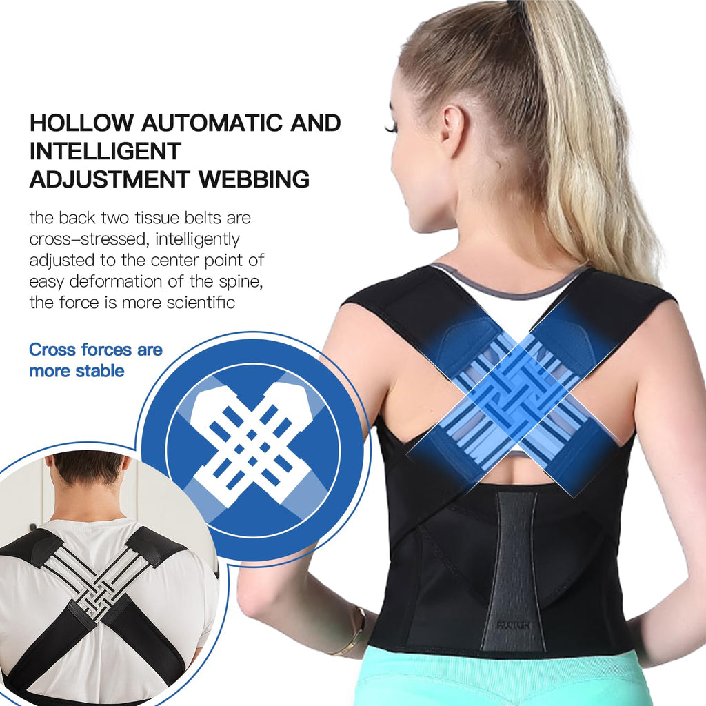 Mosrugs | Back Posture Corrector | Adjustable, Breathable Design for Men & Women to Improve Posture and Reduce Back Pain