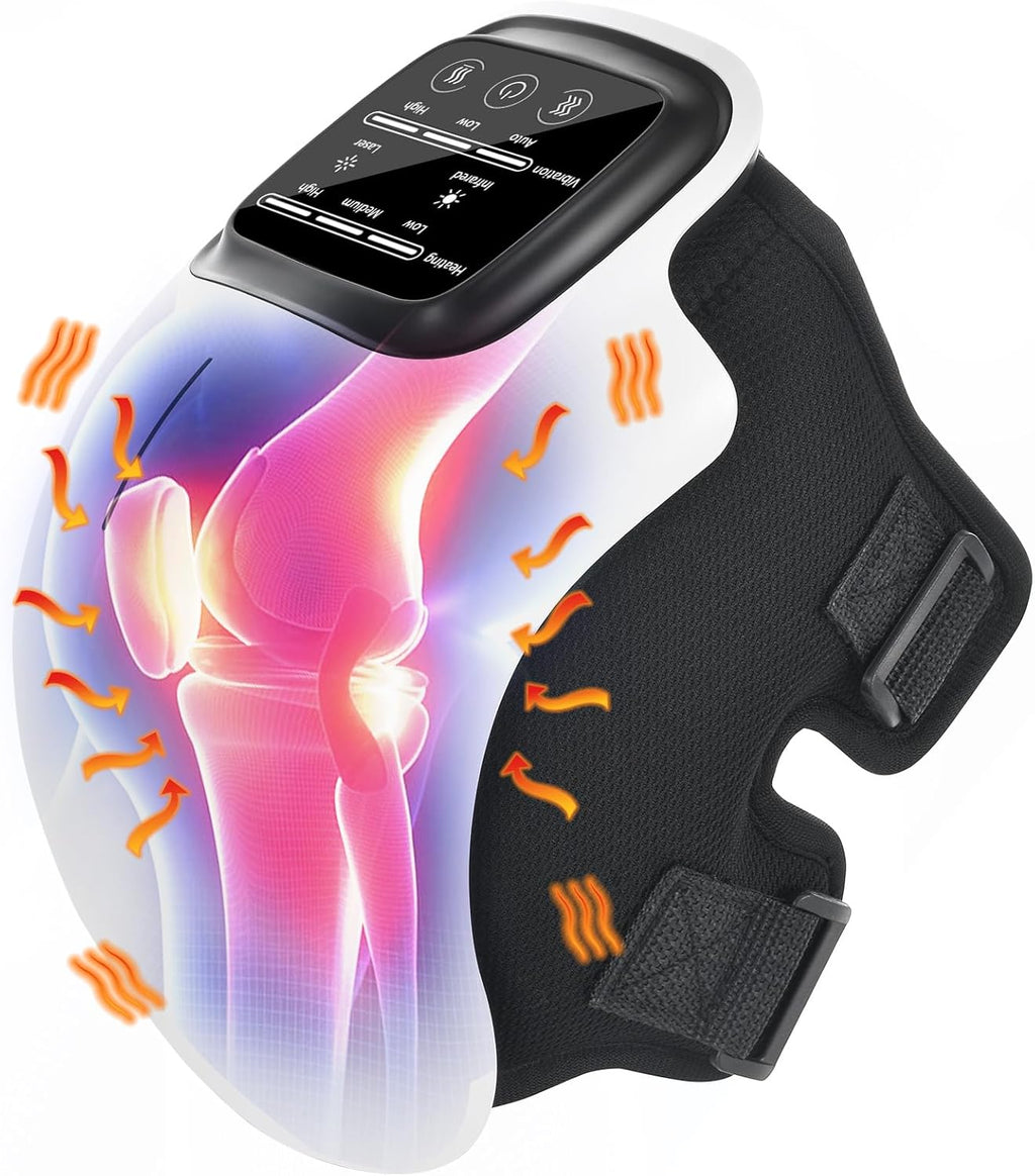 Mosrugs | Knee Massager with Red Light Therapy for Pain Relief and Muscle Recovery