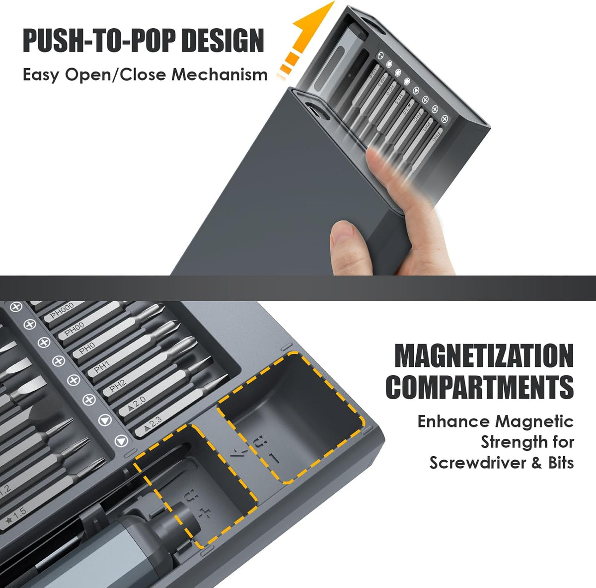 Mosrugs | ProFix 68-in-1 Electric Precision Screwdriver Set
