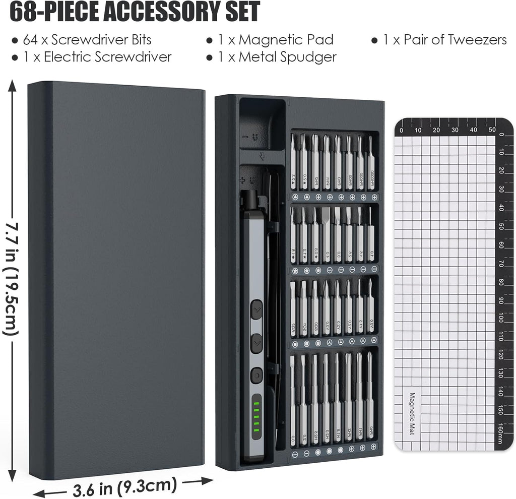 Mosrugs | ProFix 68-in-1 Electric Precision Screwdriver Set