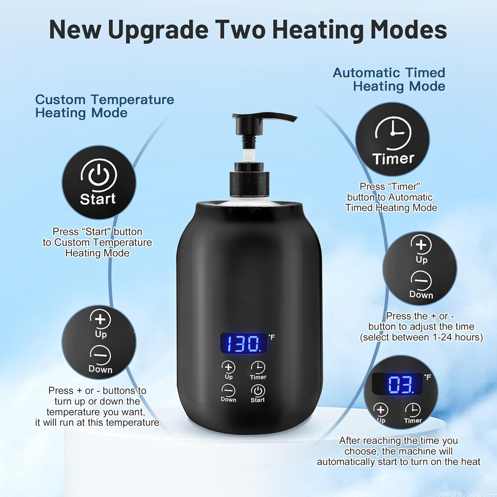 Mosrugs | Professional Portable Electric Massage Oil Warmer – Fast Heating & Digital Control