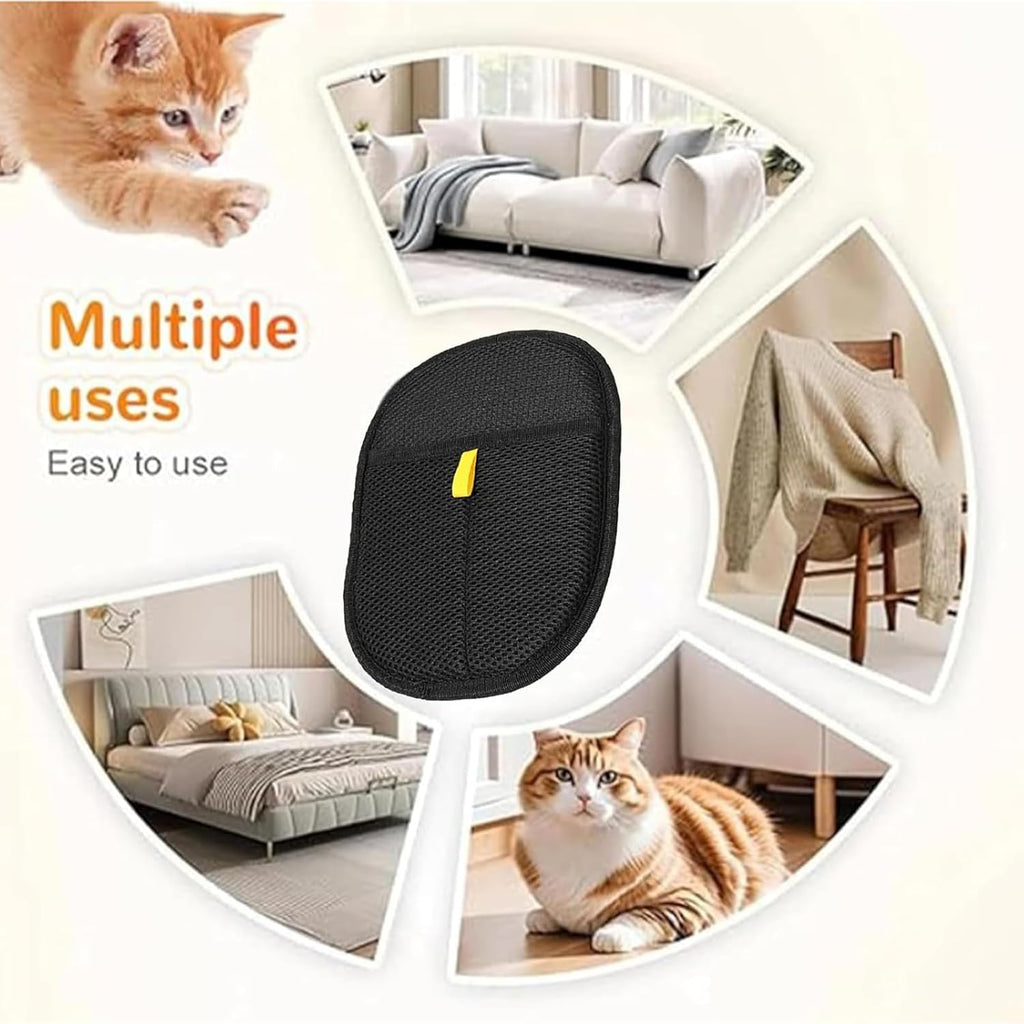 Mosrugs | FurEase – Pet Hair Removal Glove for All Coat Types | Gentle Grooming & Shedding Solution