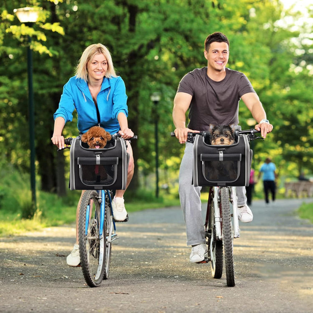 Mosrugs | Max – Pet Bike Basket for Dogs & Cats
