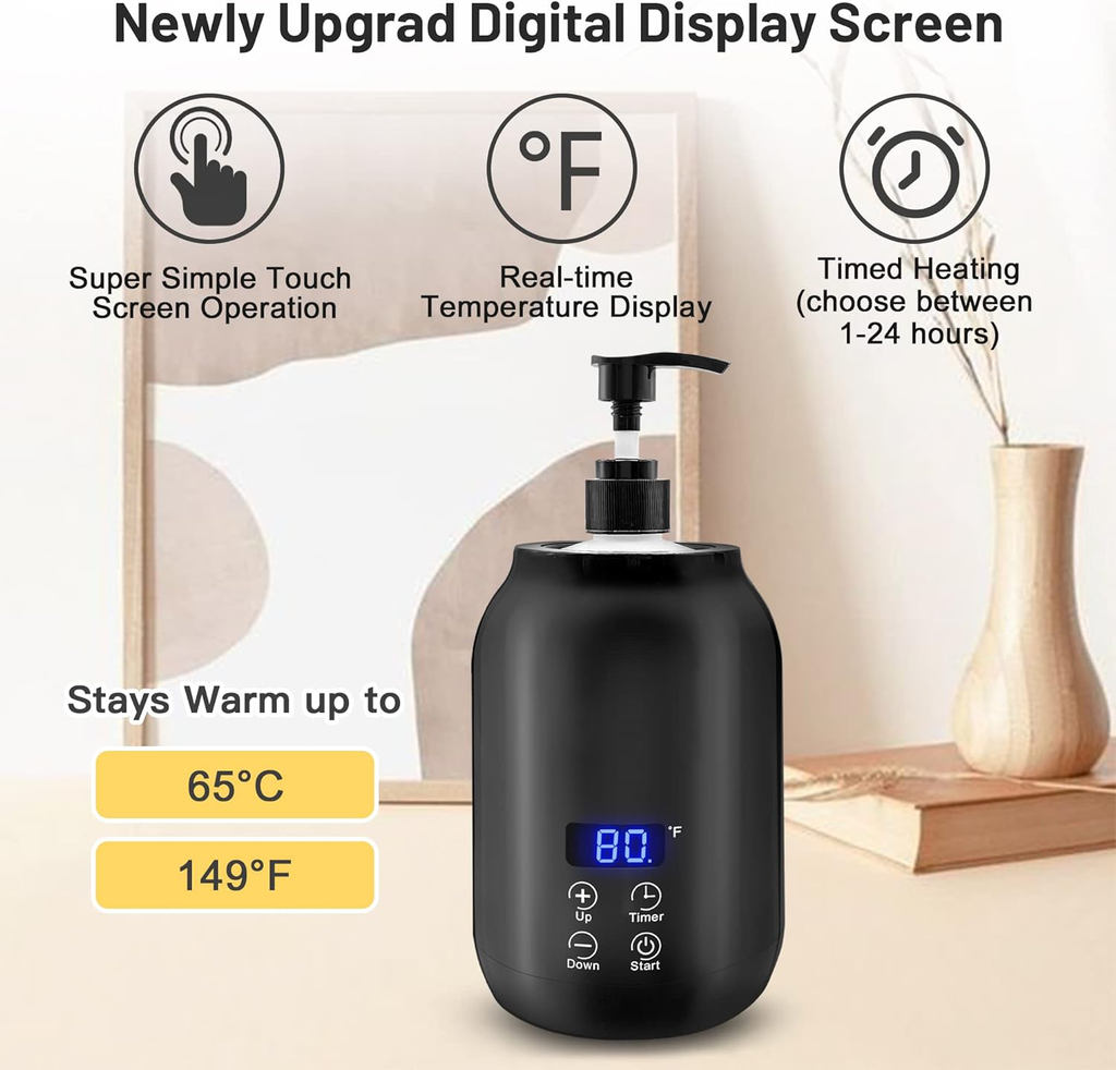 Mosrugs | Professional Portable Electric Massage Oil Warmer – Fast Heating & Digital Control