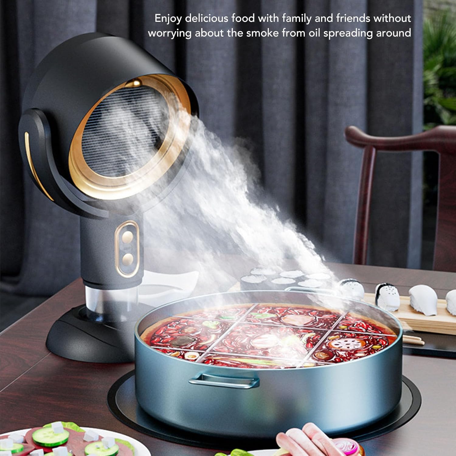 Mosrugs | SmokeClear Air Purifier – Compact Smoke & Odour Eliminator for Clean Indoor Air