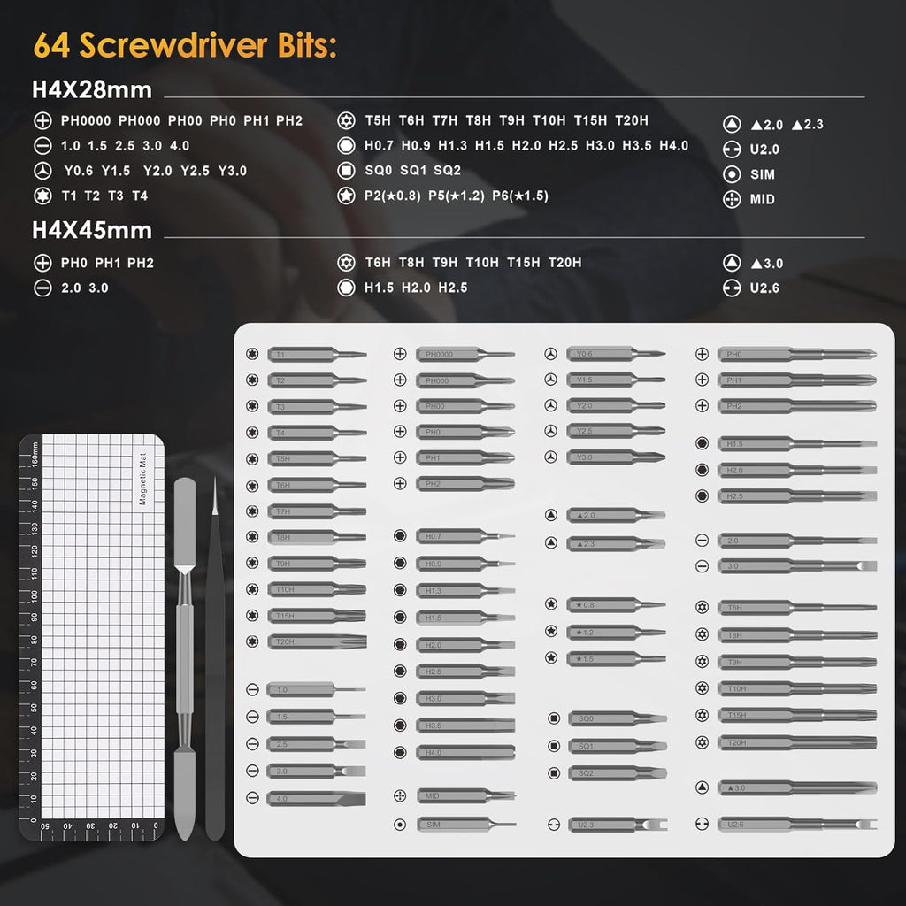 Mosrugs | ProFix 68-in-1 Electric Precision Screwdriver Set